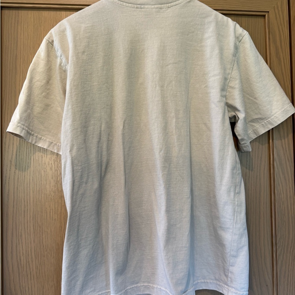 VTGSource Unknown Short Sleeve Tee  Tan Embellished Southwestern Tee VNeck / Med - Picture 7 of 7